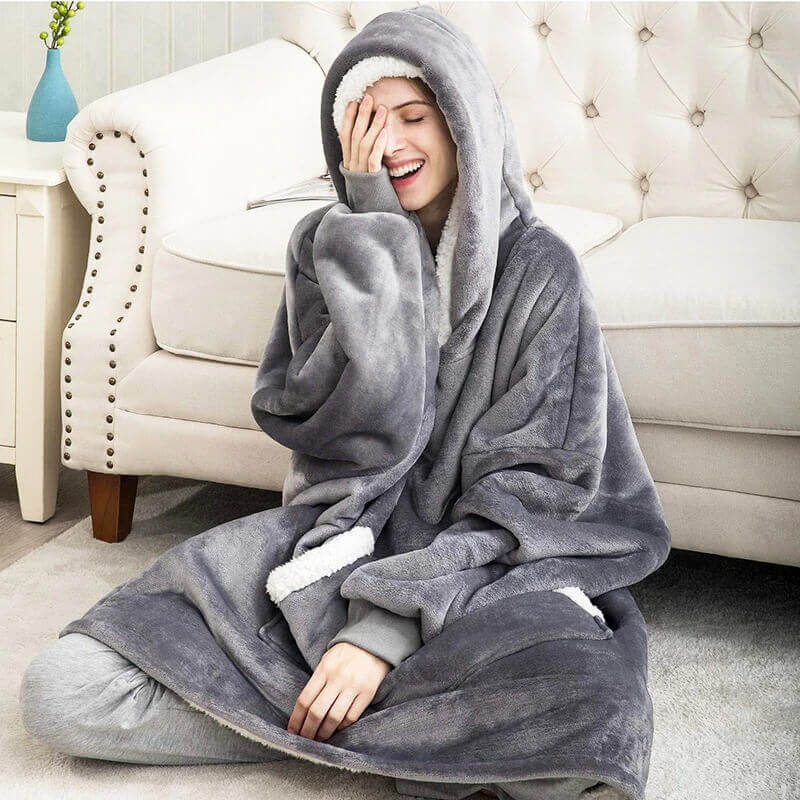 Oversized Blanket Hoodie – ALLENDE